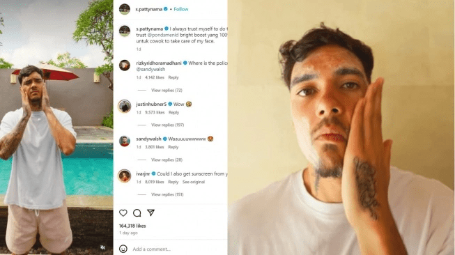 Shayne Pattynama Mendadak Jadi Model Iklan Salah Satu Skincare Jelang Laga Timnas&nbsp;Indonesia