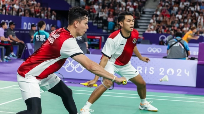 Olimpiade 2024: Fajar/Rian Terhenti di Perempat Final Usai Digebug Ranking 1&nbsp;Dunia