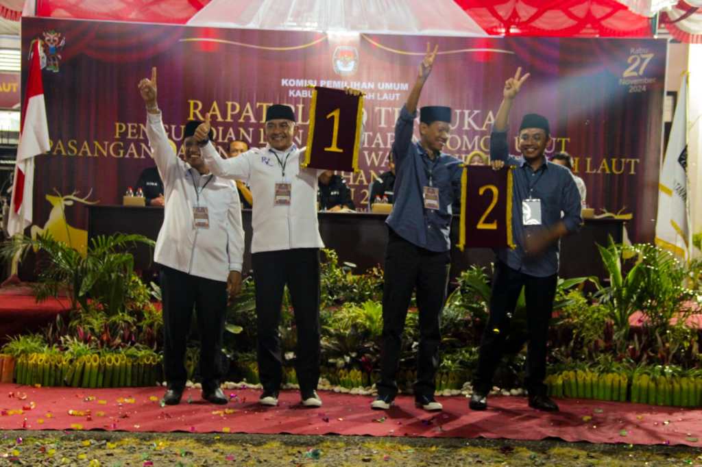 Pengundian Nomor Urut Pilkada 2024 Tala: Paslon RaZa No 1 dan Baik No 2, Ini Pesan Keduanya 