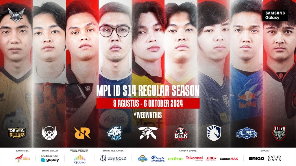 Jadwal MPL Indonesia S14 Week 7: Ada EVOS Glory vs RRQ&nbsp;Hoshi