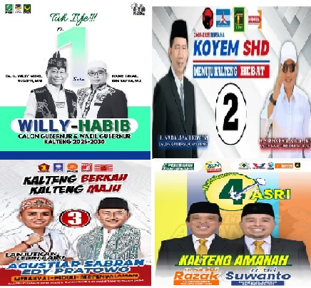 Pilgub Kalteng 2024: KPU Resmi Tetapkan Nomor Urut Paslon, Persaingan Semakin&nbsp;Memanas!