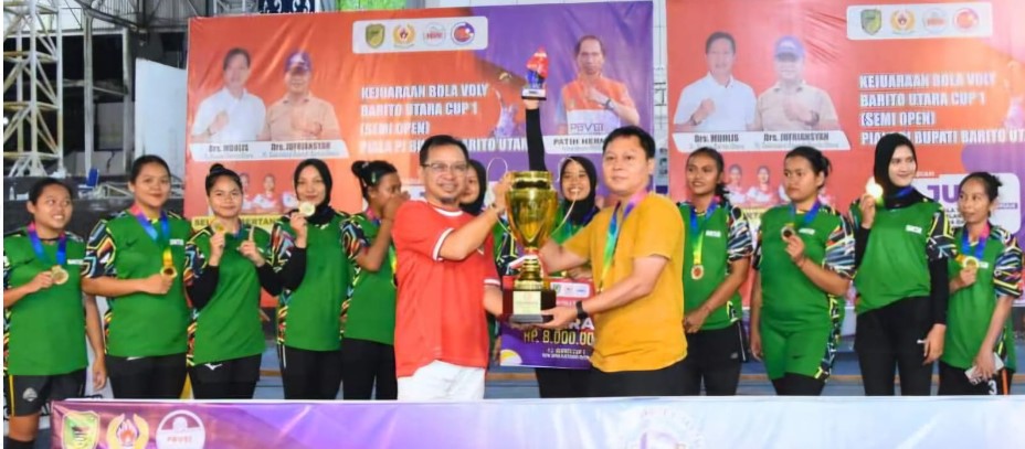 Resmi Ditutup, Turnamen Bola Voli Piala Pj Bupati Barito Utara Sukses&nbsp;Besar!