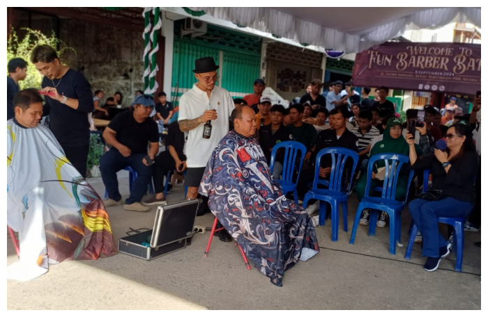Gogo Helo Hadiri Lomba Battle Kopi dan&nbsp;Barber