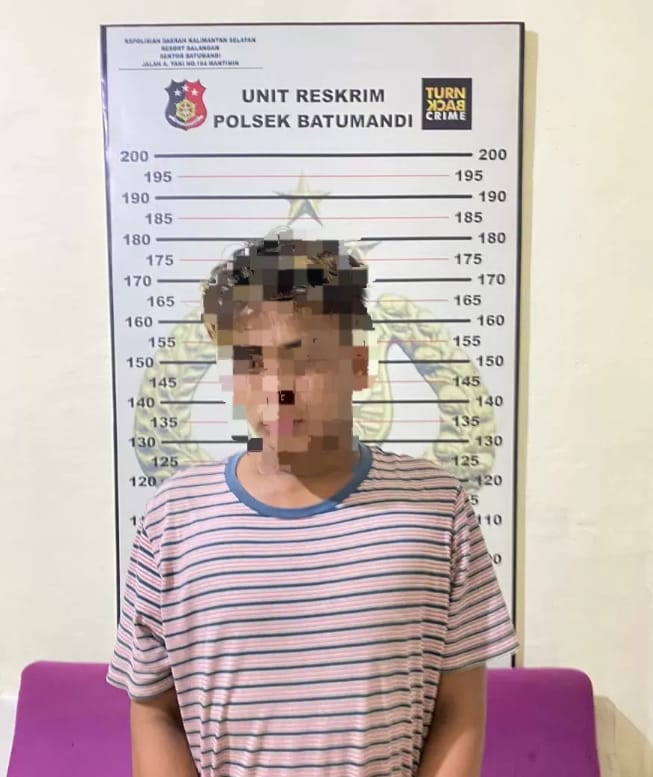 Bacok Teman Baru Dikenal, Remaja di Batumandi Balangan Diamankan Polisi